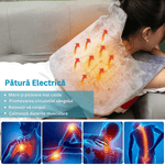 Casa si Gradina - Textile si covoare - Pături și cuverturi - Pături - Patura Electrica cu Incalzire, 3 Nivele de Temperatura, Control din Telecomanda, pentru Gat, Umeri, Spate - Infinity.ro