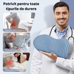 Casa si Gradina - Textile si covoare - Perne si pilote - Perne - Perna Ortopedica Lombara, din Spuma cu Memorie, pentru Scaun de Birou, Pat, Masina, Amelioreaza Durerile de Spate - Infinity.ro