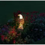 Casa si Gradina - Corpuri si surse de iluminat - Iluminat exterior - Lampi solare - Lampa solara LED de gradina, IP 67, 44 cm, Gonga® Maro - Infinity.ro