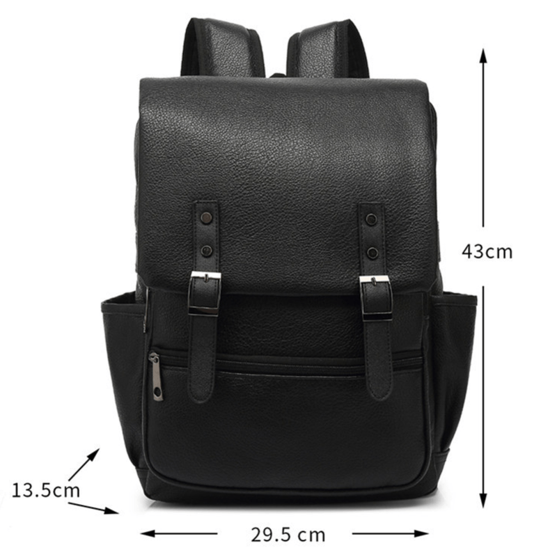Fashion, accesorii si bijuterii - Barbati - Accesorii barbati - Genti si rucsacuri barbati - Rucsac multifunctional pentru laptop, Versatyx®, Exterior piele PU, Birou & Calatorii, Buzunare multiple - Infinity.ro