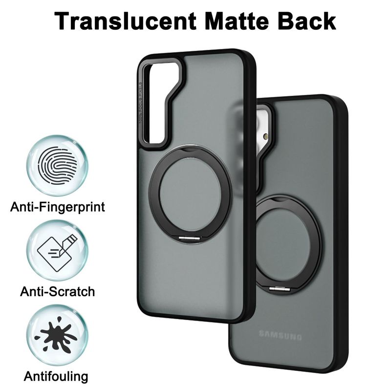 Laptop, Telefoane si Tablete - Telefoane mobile si accesorii - Accesorii Telefoane - Huse telefoane - Husa de Protectie din Silicon, Compatibil Samsung Galaxy S24 Plus, Magnet Magsafe, Suport pentru telefon - Infinity.ro