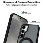 Laptop, Telefoane si Tablete - Telefoane mobile si accesorii - Accesorii Telefoane - Huse telefoane - Husa de Protectie din Silicon, Compatibil Samsung Galaxy S24 Plus, Magnet Magsafe, Suport pentru telefon - Infinity.ro