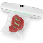 Electronice si Electrocasnice - Electrocasnice bucatarie - Mixere, tocatoare & roboti de bucatarie - Aparate de vidat - Aparat de Vidat si Sigilat Alimente Umede/Uscate, Afisaj Digital Secunde Ramase, Oprire Automata, 10 Pungi Incluse - Infinity.ro