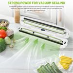 Electronice si Electrocasnice - Electrocasnice bucatarie - Mixere, tocatoare & roboti de bucatarie - Aparate de vidat - Aparat de Vidat si Sigilat Alimente Umede/Uscate, Afisaj Digital Secunde Ramase, Oprire Automata, 10 Pungi Incluse - Infinity.ro