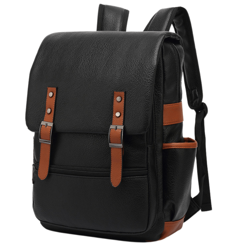 Fashion, accesorii si bijuterii - Barbati - Accesorii barbati - Genti si rucsacuri barbati - Rucsac multifunctional Versatyx®, Exterior PU, Capacitate laptop 15.6", Buzunare multiple, Birou & Laptop & Calatorii - Infinity.ro