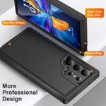 Laptop, Telefoane si Tablete - Telefoane mobile si accesorii - Accesorii Telefoane - Huse telefoane - Husa de Protectie, Compatibila Samsung Galaxy S23, Protectie 3 in 1, Antisoc si Antialunecare, Uz Intens,  Negru - Infinity.ro