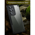 Laptop, Telefoane si Tablete - Telefoane mobile si accesorii - Accesorii Telefoane - Huse telefoane - Husa de Protectie, Compatibila Samsung Galaxy S23, Anti-Soc si Anti-Alunecare, Design Anti-Amprente, Versatyx - Negru - Infinity.ro