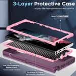 Laptop, Telefoane si Tablete - Telefoane mobile si accesorii - Accesorii Telefoane - Huse telefoane - Husa de Protectie, Compatibila Samsung Galaxy S23, Protectie 3 in 1, Antisoc si Antialunecare, Uz Intens, Versatyx - Mov - Infinity.ro