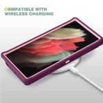 Laptop, Telefoane si Tablete - Telefoane mobile si accesorii - Accesorii Telefoane - Huse telefoane - Husa de Protectie, Compatibila Samsung Galaxy S23, Protectie 3 in 1, Antisoc si Antialunecare, Uz Intens, Versatyx - Mov - Infinity.ro