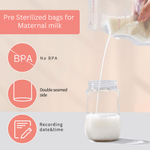 Jucarii, Copii si Bebe - Maternitate - Accesorii alaptare - Pungi de depozitare a laptelui matern, Set 100 buc., 250 ml, Pre-sterilizate igienic, Pentru congelare si refrigerare - Infinity.ro