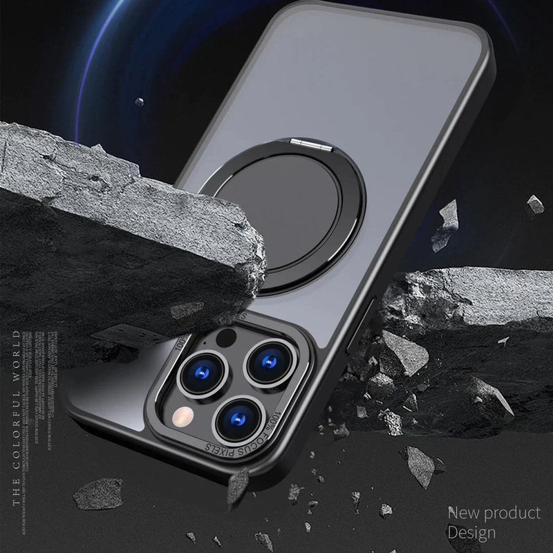 Laptop, Telefoane si Tablete - Telefoane mobile si accesorii - Accesorii Telefoane - Huse telefoane - Husa de protectie din silicon, Compatibil iPhone 15 Plus, Magnet Magsafe, Suport pentru telefon - Infinity.ro
