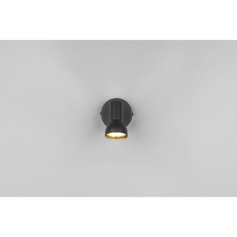 Casa si Gradina - Corpuri si surse de iluminat - Plafoniere, aplice si spoturi - Spot Trio Cantar, Negru, IP20, 1xGU10 - Infinity.ro