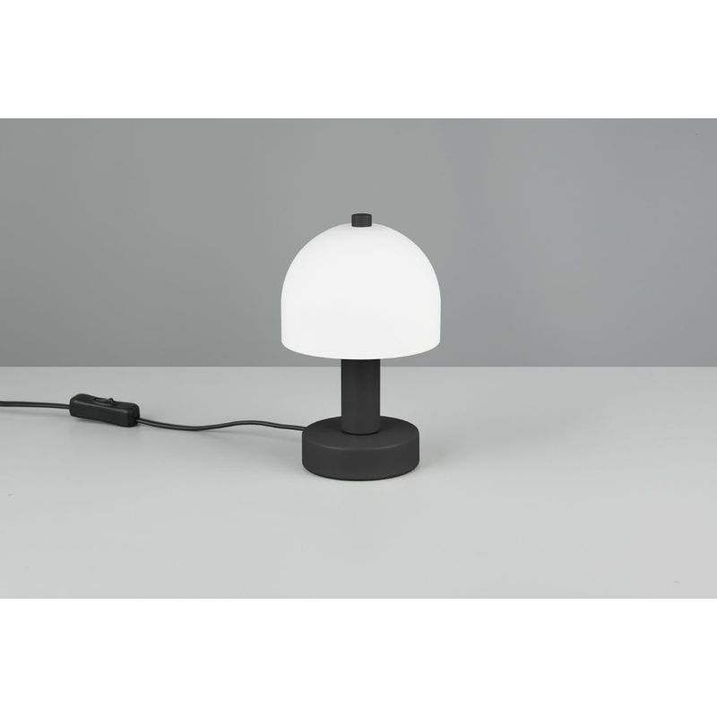 Casa si Gradina - Corpuri si surse de iluminat - Veioze si lampi - Veioze - Veioza Trio Glenn, 10W, 1xE14, Negru Mat, IP20 - Infinity.ro