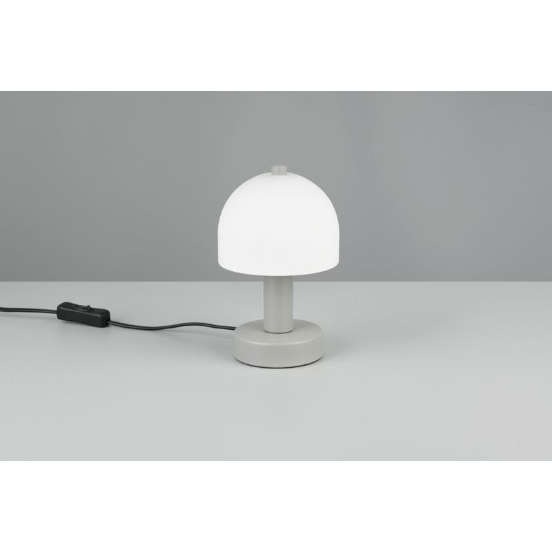 Casa si Gradina - Corpuri si surse de iluminat - Veioze si lampi - Veioze - Veioza Trio Glenn, 10W, 1xE14, Gri, IP20 - Infinity.ro