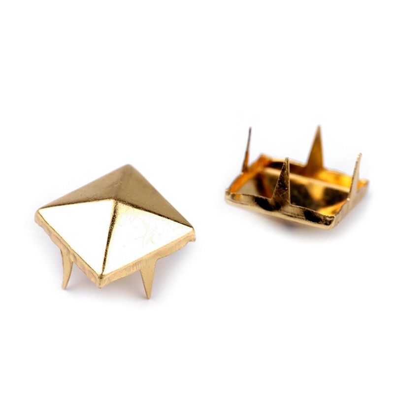 Casa si Gradina - Decoratiuni - DIY - Articole mercerie - Tinte metalice, model piramida, 9 x 9 mm, 25 g, Gold, CAPSE9-GOLD - Infinity.ro