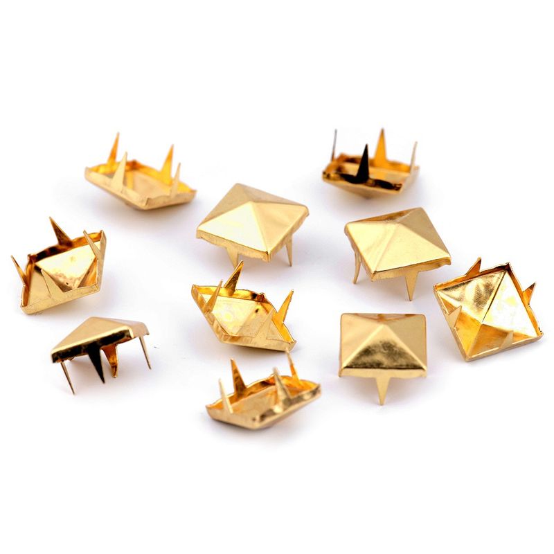 Casa si Gradina - Decoratiuni - DIY - Articole mercerie - Tinte metalice, model piramida, 9 x 9 mm, 25 g, Gold, CAPSE9-GOLD - Infinity.ro