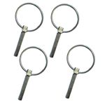 Auto si Moto - Reparatii si depanare - Scule auto - Scule si truse auto - Set 4 Cuie siguranta cu clema, otel zincat, bolt 8 mm, pentru variante tiranti, utilizabil si ca bolt fixare - Infinity.ro