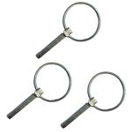 Auto si Moto - Reparatii si depanare - Scule auto - Scule si truse auto - Set 3 Cuie siguranta cu clema, otel zincat, bolt 8 mm, pentru variante tiranti, utilizabil si ca bolt fixare - Infinity.ro