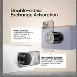 Laptop, Telefoane si Tablete - Telefoane mobile si accesorii - Accesorii Telefoane - Suport si docking telefoane - Suport de telefon Pliabil 360° KASEVY cu Aspiratie Puternica si Tehnologie Magsafe pentru Telefon, Universal - Infinity.ro