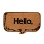 Casa si Gradina - Textile si covoare - Covoare - Covorase intrare - Covor Intrare din Fibra de Cocos – 75x41 cm – Mesaj „Hello.” - Infinity.ro