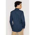 Fashion, accesorii si bijuterii - Barbati - Imbracaminte - Camasi barbati - Camasa La Martina Slim fit cu logo brodat CCMC02, 3XL INTL, Bleumarin - Infinity.ro