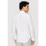 Fashion, accesorii si bijuterii - Barbati - Imbracaminte - Camasi barbati - Camasa La Martina Slim fit cu logo brodat CCMC02, 2XL INTL, Alb - Infinity.ro