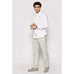 Fashion, accesorii si bijuterii - Barbati - Imbracaminte - Camasi barbati - Camasa La Martina Slim fit cu logo brodat CCMC02, 2XL INTL, Alb - Infinity.ro