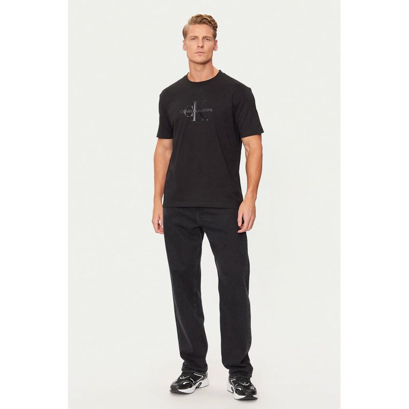 Fashion, accesorii si bijuterii - Barbati - Imbracaminte - Tricouri si bluze barbati - Tricou barbati Calvin Klein Jeans J30J327109 Negru M INTL - Infinity.ro