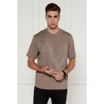 Fashion, accesorii si bijuterii - Barbati - Imbracaminte - Tricouri si bluze barbati - Tricou barbati Armani Exchange 6DZTJK Maro taupe M INTL - Infinity.ro