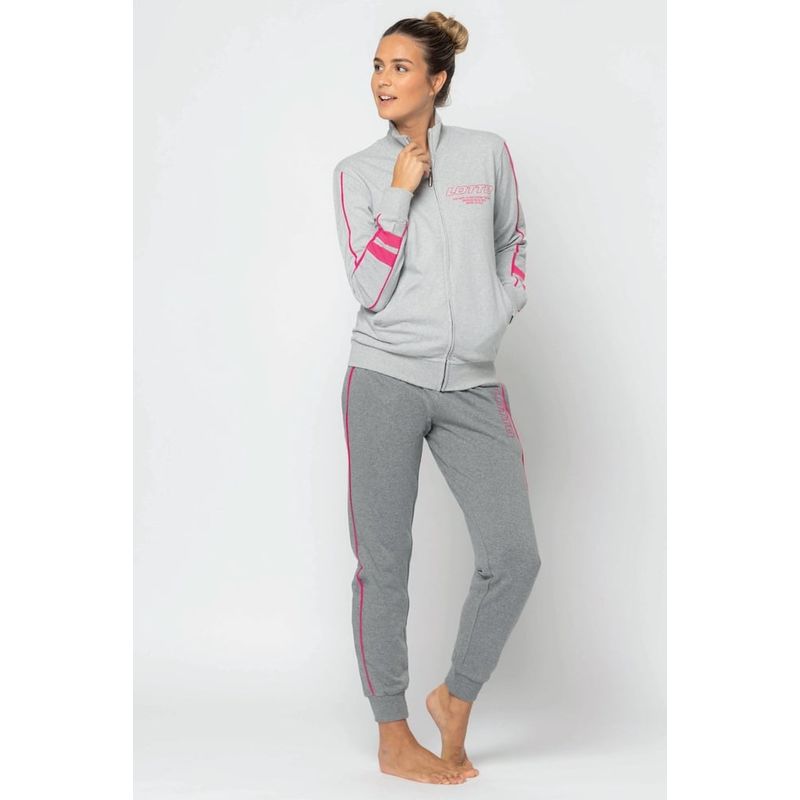 Fashion, accesorii si bijuterii - Femei - Imbracaminte femei - Costume si compleuri femei - Trening dama Lotto LA5012, L INTL, Gri - Infinity.ro