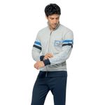 Fashion, accesorii si bijuterii - Barbati - Imbracaminte - Treninguri barbati - Trening barbati Lotto LA1073, S INTL, Gri/Albastru - Infinity.ro