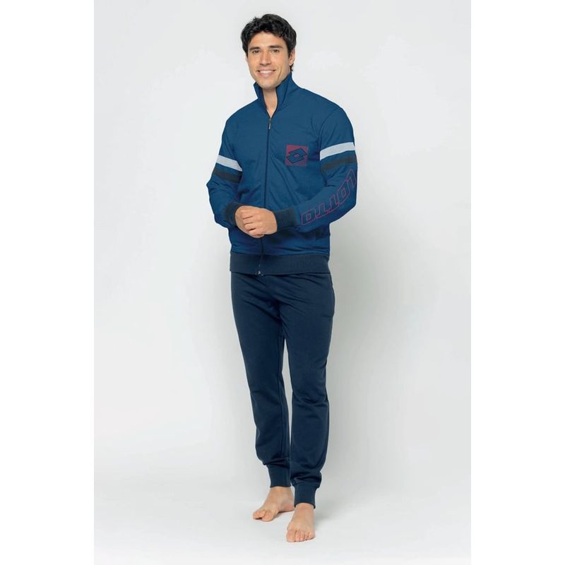 Fashion, accesorii si bijuterii - Barbati - Imbracaminte - Treninguri barbati - Trening barbati Lotto LA1073, Albastru, 2XL INTL - Infinity.ro