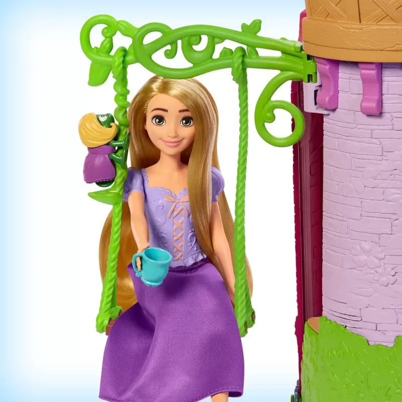 Jucarii, Copii si Bebe - Jucarii si jocuri - Papusi si accesorii - Papusi - Papusa DISNEY PRINCESS Rapunzel pictorita - Infinity.ro