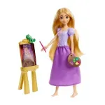 Jucarii, Copii si Bebe - Jucarii si jocuri - Papusi si accesorii - Papusi - Papusa DISNEY PRINCESS Rapunzel pictorita - Infinity.ro