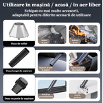 Casa si Gradina - Gradinarit si plante - Utilaje gradina - Aspiratoare, suflante si tocatoare - Suflanta Aer si Aspirator Fara Fir Turbo Fan, 2 in 1, portabila, 200W, 130000 RPM, Baterie 8000 mAh, Indepartare Praf - Infinity.ro