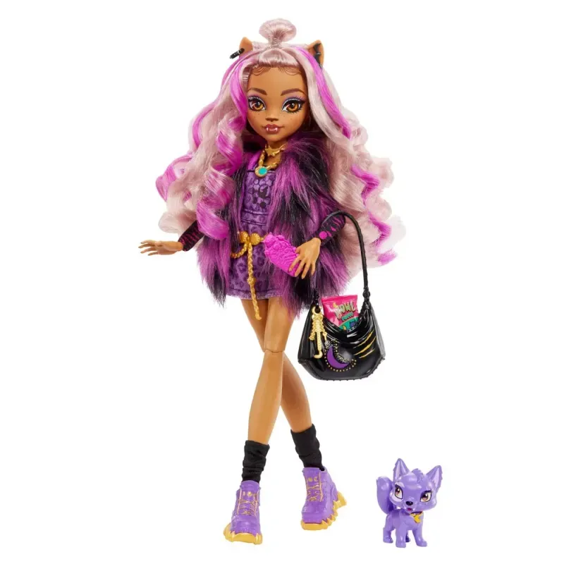 Jucarii, Copii si Bebe - Jucarii si jocuri - Papusi si accesorii - Papusi - Monster High Papusa Clawdeen Wolf Cu Animalut Si Accesorii - Infinity.ro