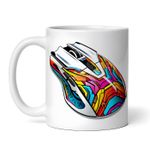 Casa si Gradina - Bucatarie si vesela - Cani si pahare - Cani si cesti - Cana alba personalizata, Mouse Pop Art, INOVATIX®. 330ml - Infinity.ro