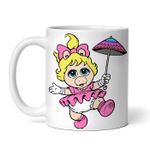 Casa si Gradina - Bucatarie si vesela - Cani si pahare - Cani si cesti - Cana alba personalizata, Muppet Miss piggy copil cu umrela colorata, INOVATIX®. 330ml - Infinity.ro