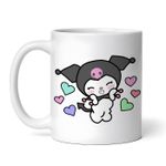 Casa si Gradina - Bucatarie si vesela - Cani si pahare - Cani si cesti - Cana alba personalizata, My Melody Kuromi iubareata, INOVATIX®. 330ml - Infinity.ro