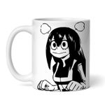Casa si Gradina - Bucatarie si vesela - Cani si pahare - Cani si cesti - Cana alba personalizata, My Hero Academia Tsuyu Asui anime, INOVATIX®. 330ml - Infinity.ro