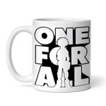 Casa si Gradina - Bucatarie si vesela - Cani si pahare - Cani si cesti - Cana alba personalizata, My Hero Academia One For All, INOVATIX®. 330ml - Infinity.ro