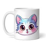 Casa si Gradina - Bucatarie si vesela - Cani si pahare - Cani si cesti - Cana alba personalizata, Pisica Olivia, INOVATIX®. 330ml - Infinity.ro