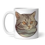 Casa si Gradina - Bucatarie si vesela - Cani si pahare - Cani si cesti - Cana alba personalizata, pisica rasa American Shorthair, INOVATIX®. 330ml - Infinity.ro