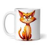 Casa si Gradina - Bucatarie si vesela - Cani si pahare - Cani si cesti - Cana alba personalizata, Pisica Shadow, INOVATIX®. 330ml - Infinity.ro