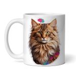 Casa si Gradina - Bucatarie si vesela - Cani si pahare - Cani si cesti - Cana alba personalizata, Pisica somali, INOVATIX®. 330ml - Infinity.ro