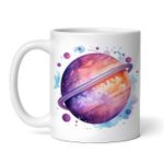 Casa si Gradina - Bucatarie si vesela - Cani si pahare - Cani si cesti - Cana alba personalizata, Planeta in univers, INOVATIX®. 330ml - Infinity.ro