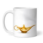 Casa si Gradina - Bucatarie si vesela - Cani si pahare - Cani si cesti - Cana alba personalizata, Lampa lui Aladdin, INOVATIX®. 330ml - Infinity.ro