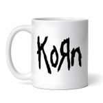 Casa si Gradina - Bucatarie si vesela - Cani si pahare - Cani si cesti - Cana alba personalizata, Korn Logo, INOVATIX®. 330ml - Infinity.ro