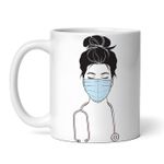 Casa si Gradina - Bucatarie si vesela - Cani si pahare - Cani si cesti - Cana alba personalizata, Nurse asistent medical, INOVATIX®. 330ml - Infinity.ro