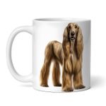 Casa si Gradina - Bucatarie si vesela - Cani si pahare - Cani si cesti - Cana alba personalizata, Ogar Afgan, INOVATIX®. 330ml - Infinity.ro